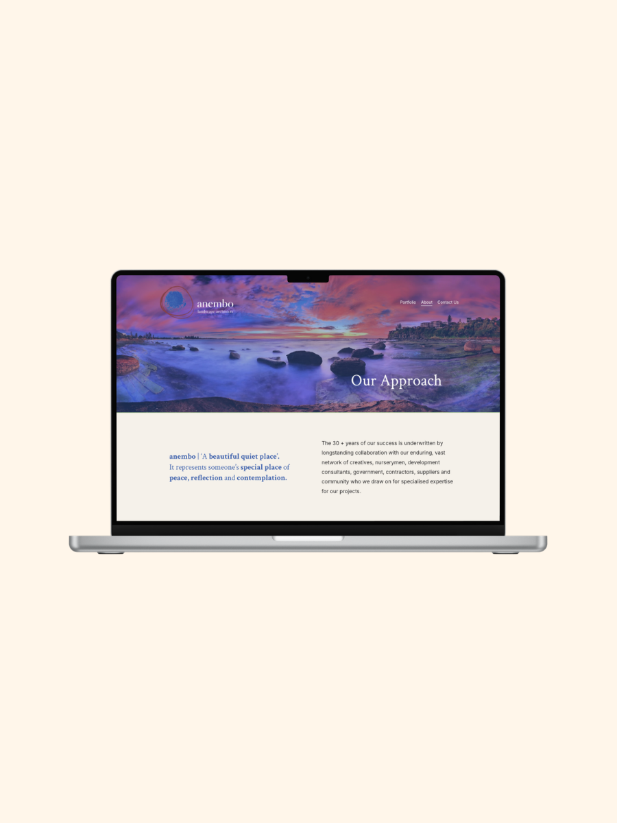 Anembo Landscaping Architects Approach Page