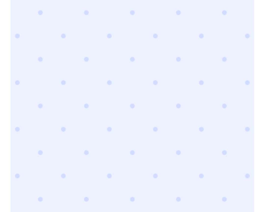 Light blue background with scattered darker blue polka dots.