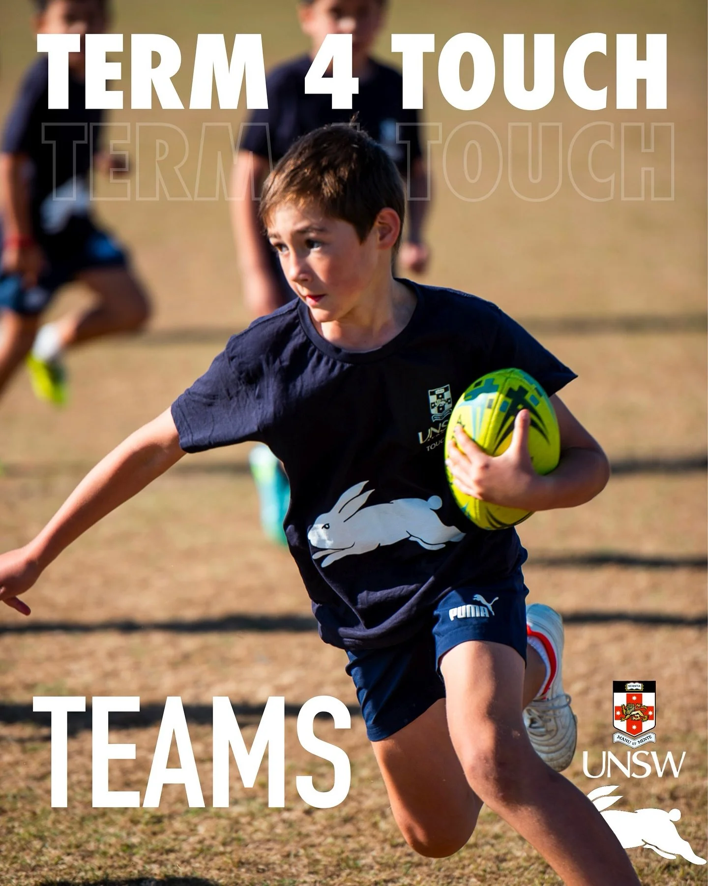 🔥INTRODUCING YOUR TERM 4 JUNIOR COMP TEAMS AND MANAGERS 🔥
See you at Heffron from 4:30 TODAY for some TOUCH FOOTY FUN 😎 How good is summer?! ☀️
#gorabbitohs 
💚❤️🐇