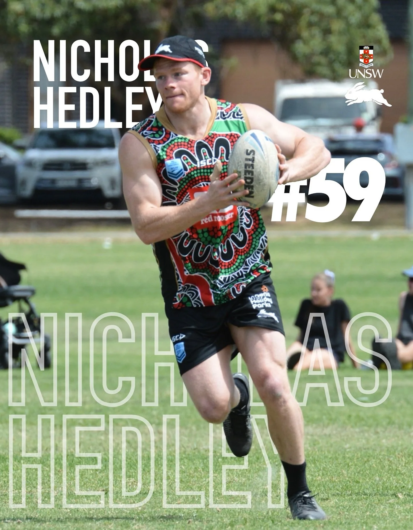 🔥 VAWDON CUP - PLAYER TO LOOK OUT FOR 🔥
Nicholas Hedley MD2 
Nicknames
- Nicko
- Heds
- Thickolas
- The Big Red Horse
Fun Fact - He is Yani’s Cousin
After few year galavanting around Europe playing touch in Malorcca, Tenerife and London,