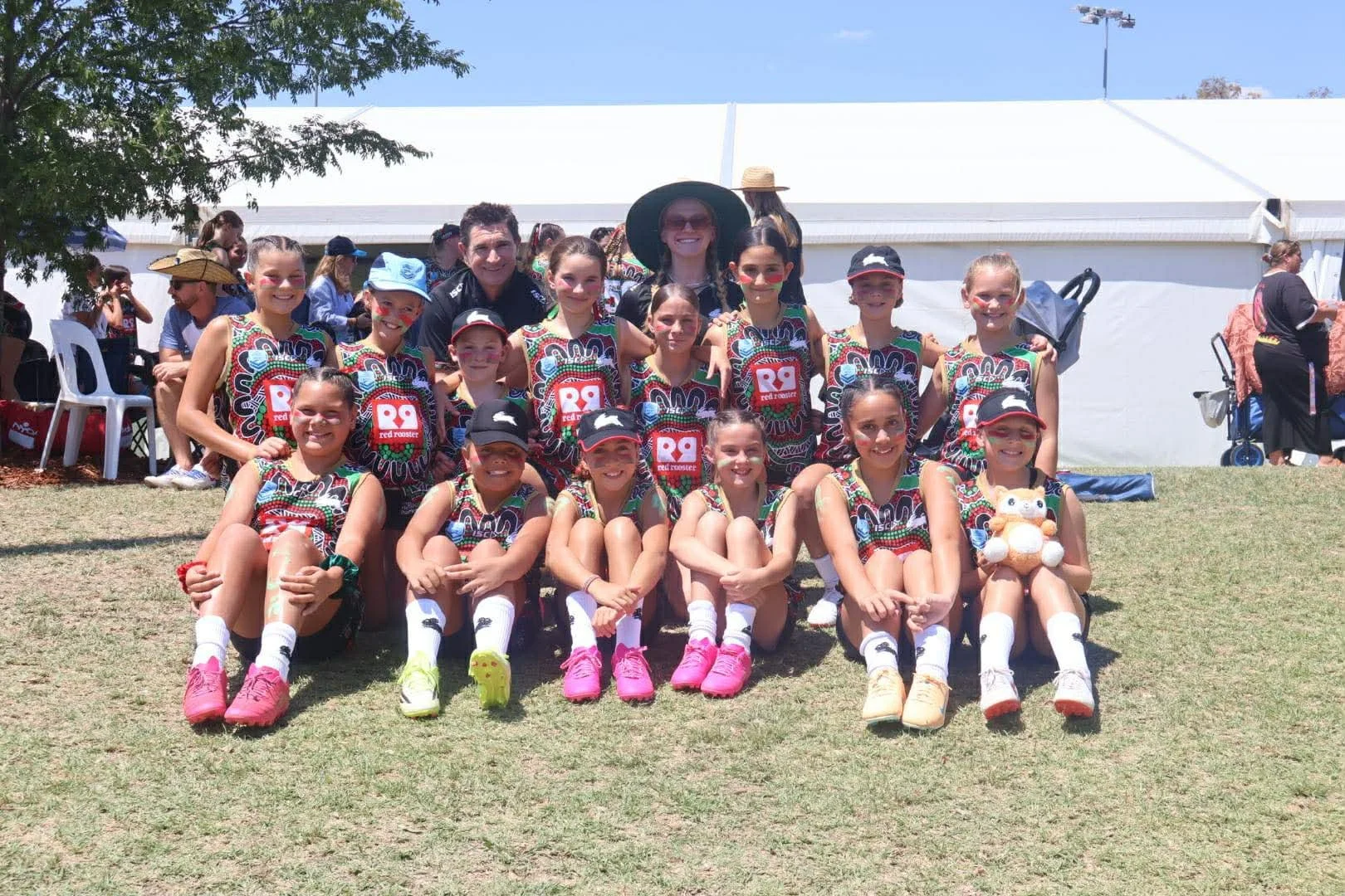 UNSW Rabbitohs touch football club at junior state cup in wagga wagga 2026