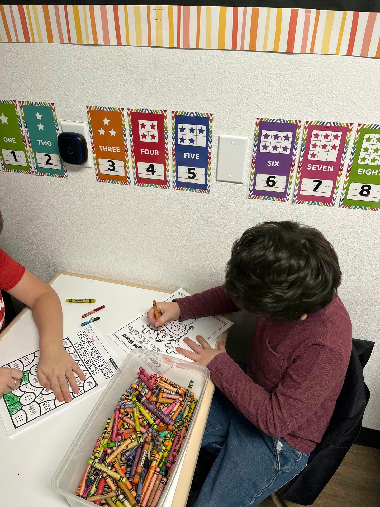 Coloring math is one of our favorite activities at #SoaringLearners! Why? Because it's learning mixed with play AND we can easily differentiate for our students' appropriate levels! 

Our students can work on their own, personalized pages. . . and th