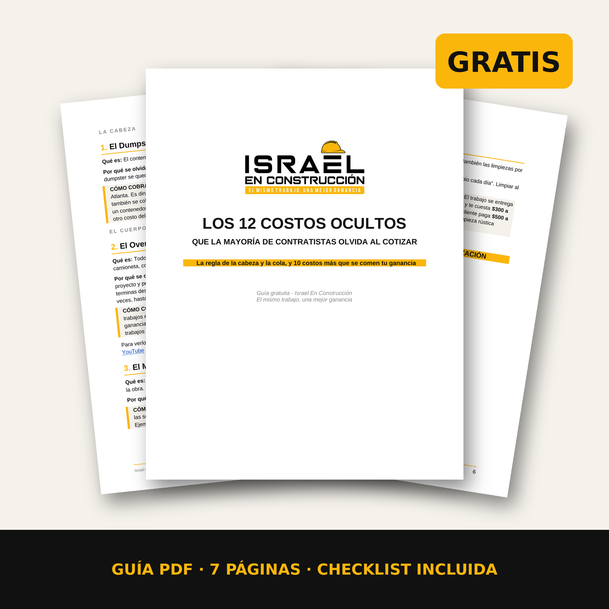 Los 12 Costos Ocultos que la mayoría de contratistas olvida al cotizar