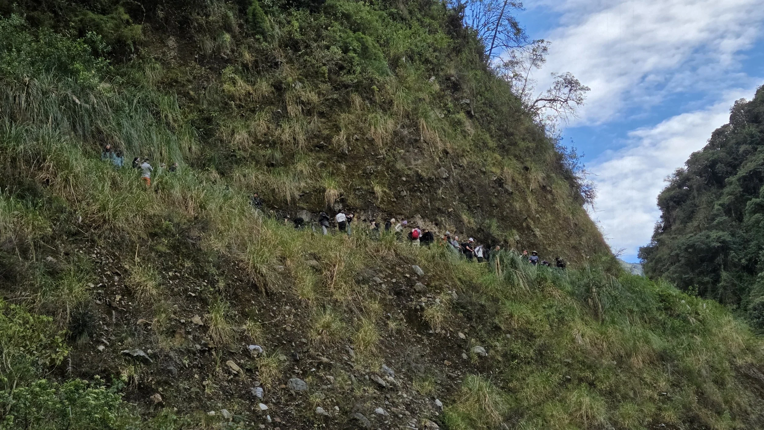 The group ahead of us