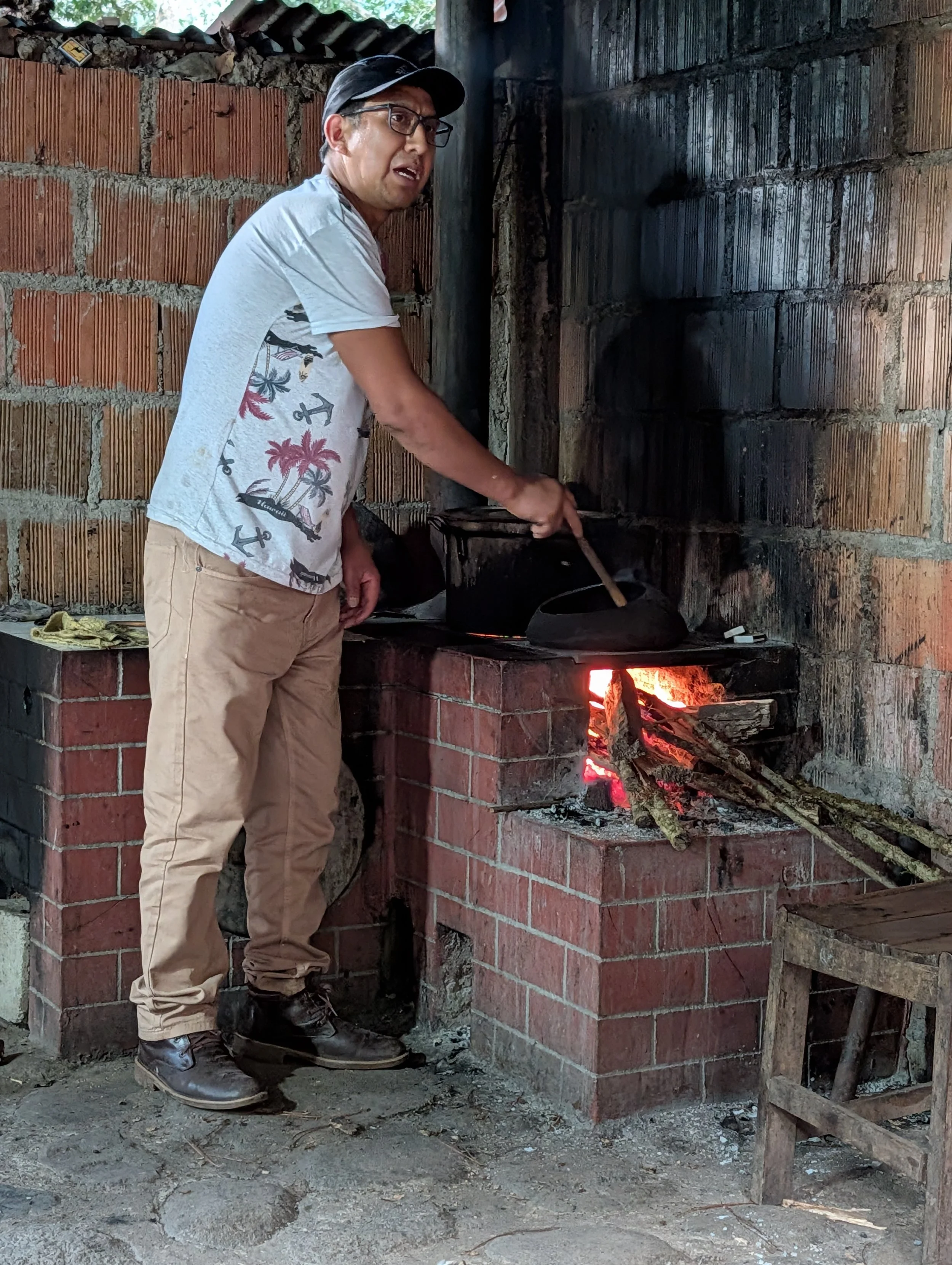 Roasting the beans