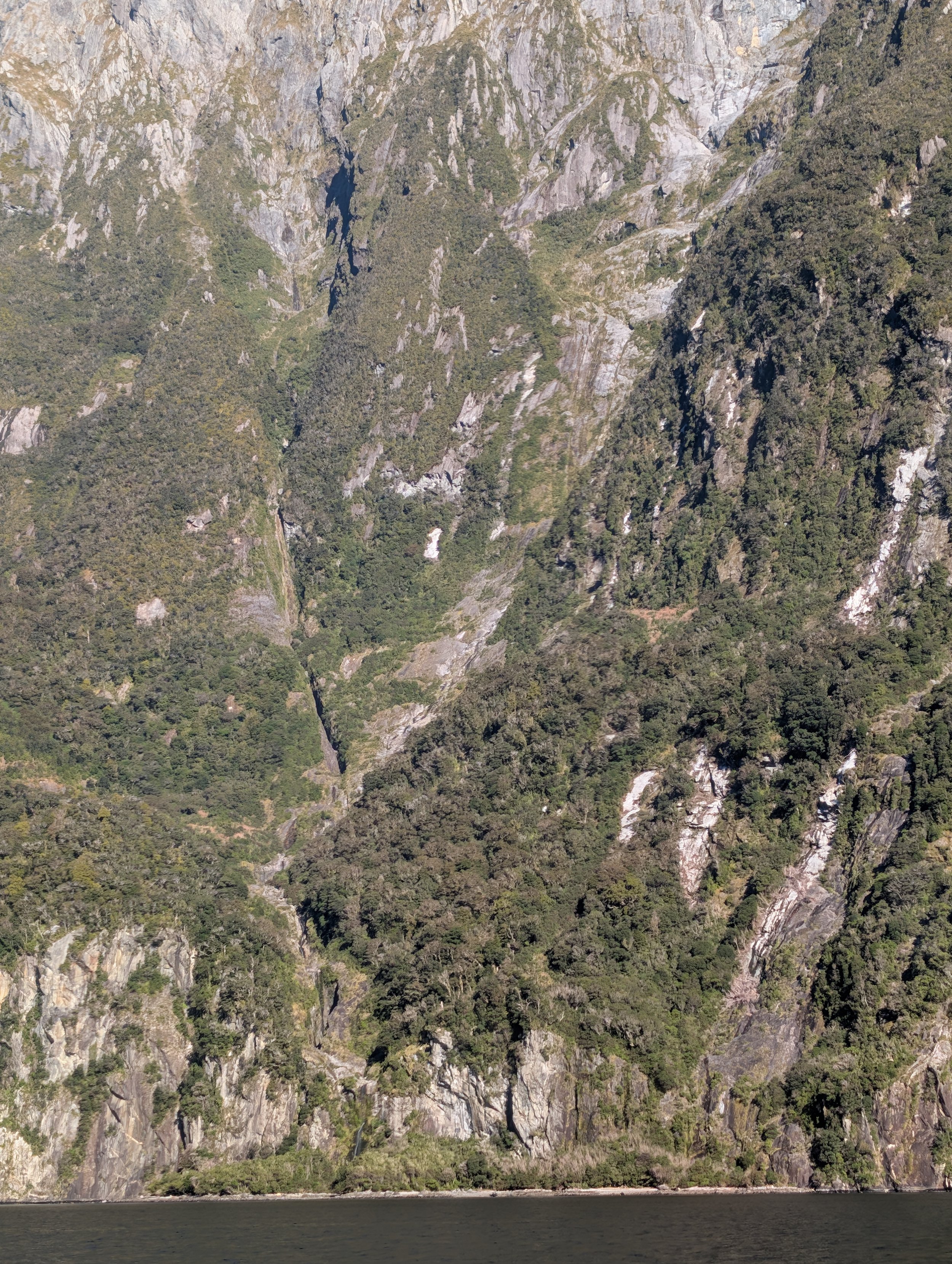 The scar on the left is a sub fault, 12, 000 yrs. ago
