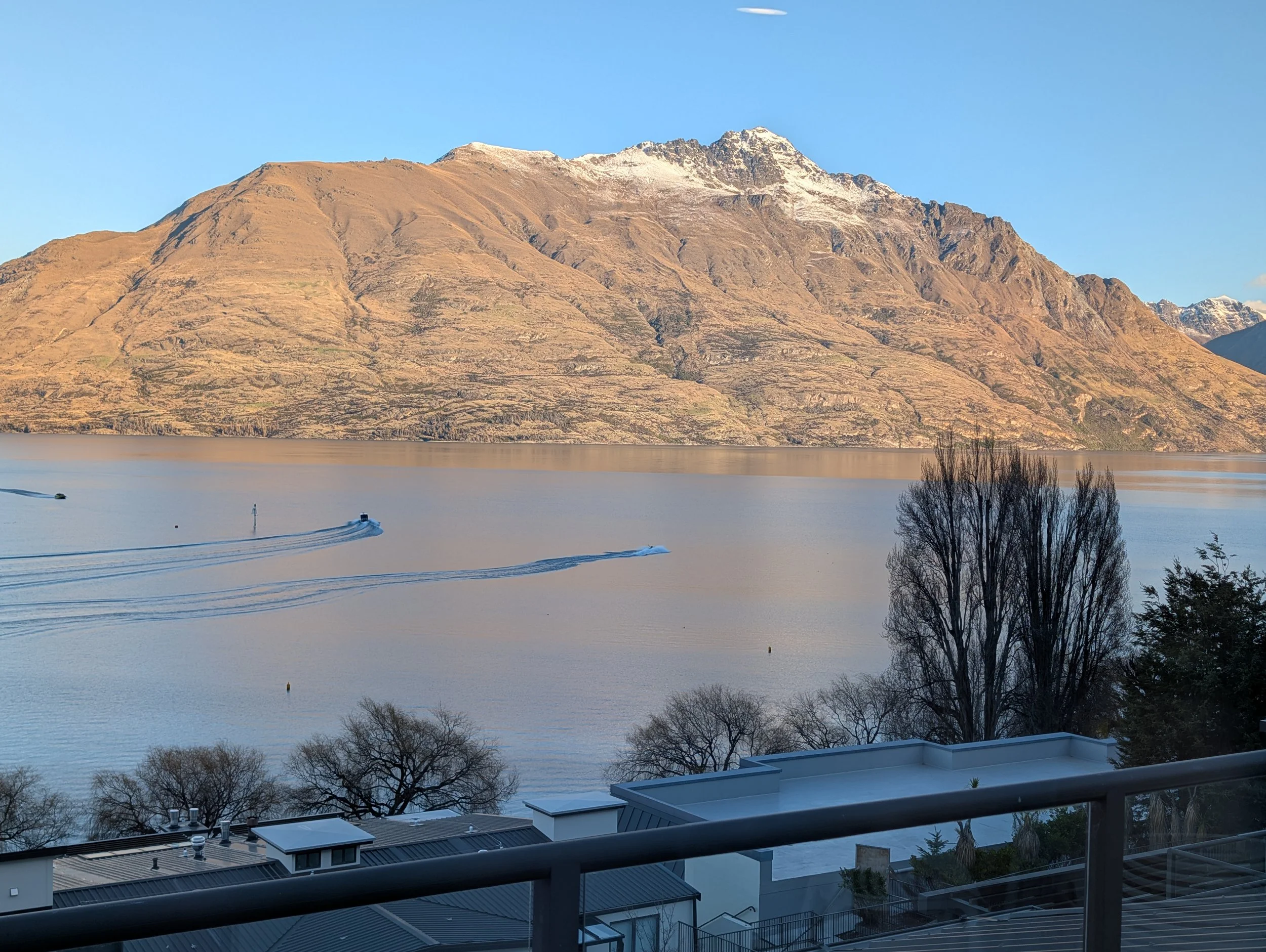 Views from our condo over looking the lake