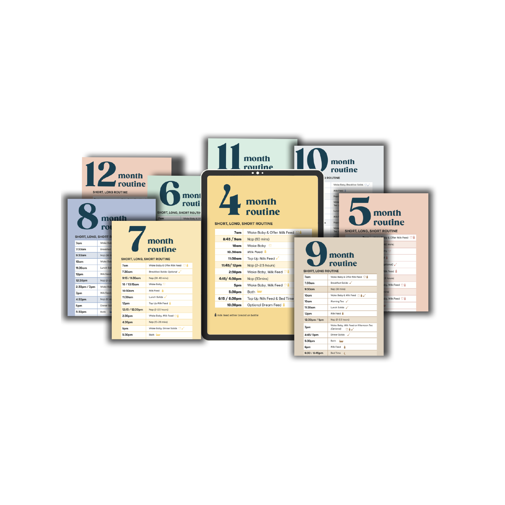 4 to 12 Month Routine PDF