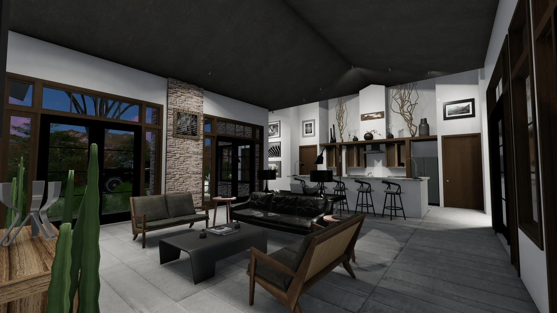 Tammy Tappan Schematic Version 1_View from Living Room Entry.jpg