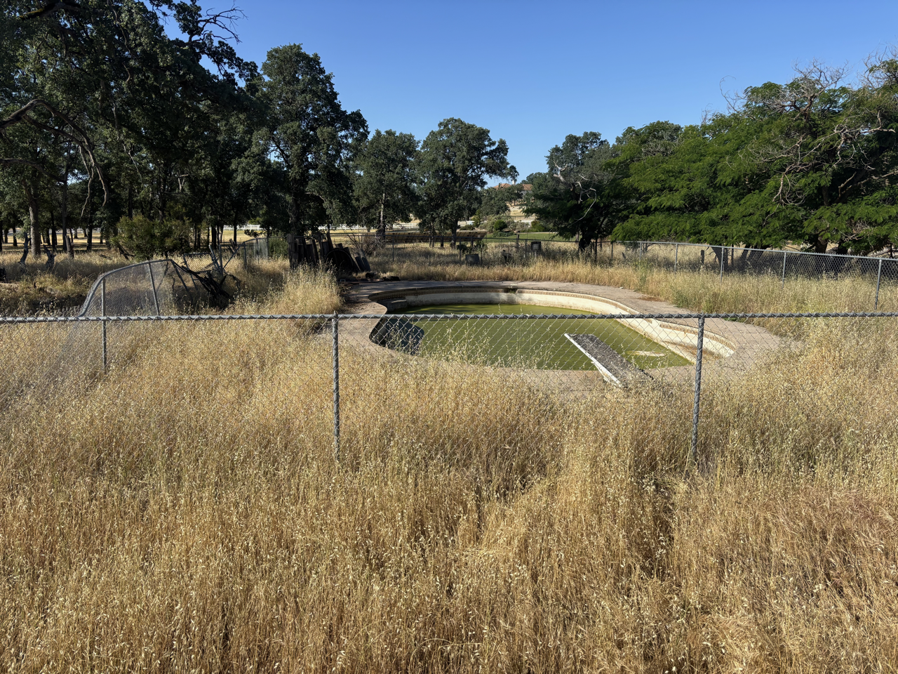 Pool Demolition in Palo Cedro, CA (1/6)