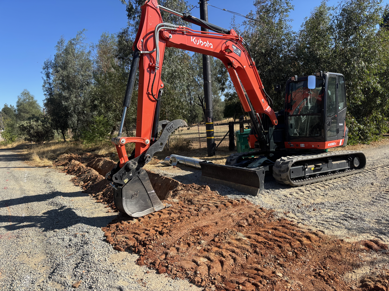 Culvert Install in Happy Valley/Anderson, CA (1/2)