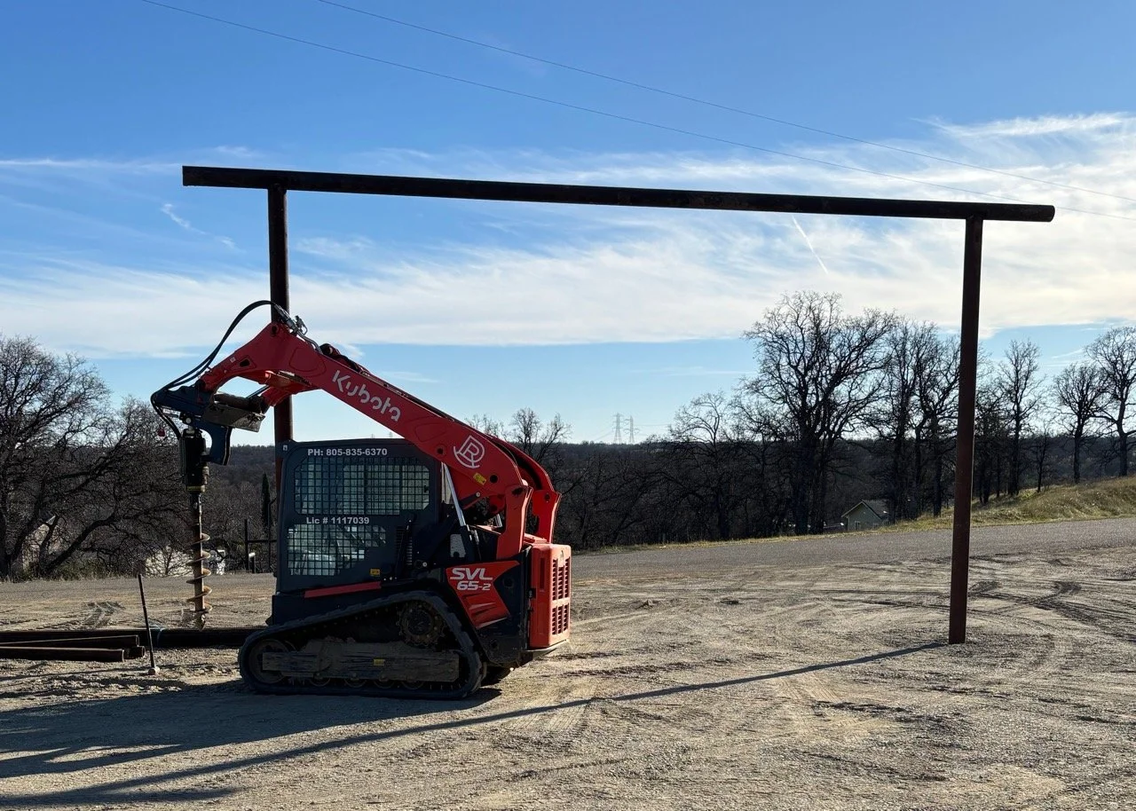 Ranch Entry Construction in Cottonwood (3/7)