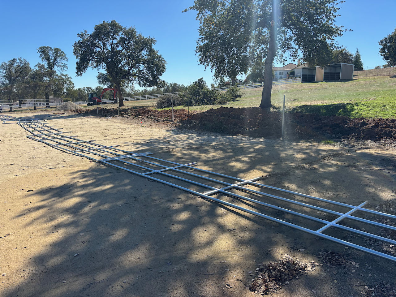 Horse Arena Erosion Repair with Block Retaining Wall in Palo Cedro, CA (8/8)