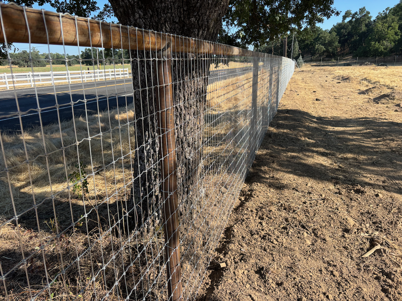 Pipe Fence Install by Dozier Excavating.