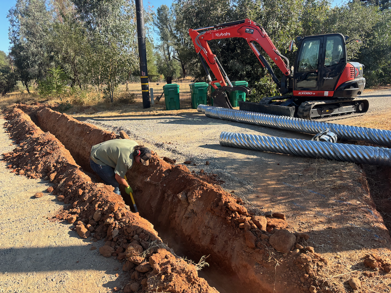 Culvert Install in Happy Valley/Anderson, CA (4/4)