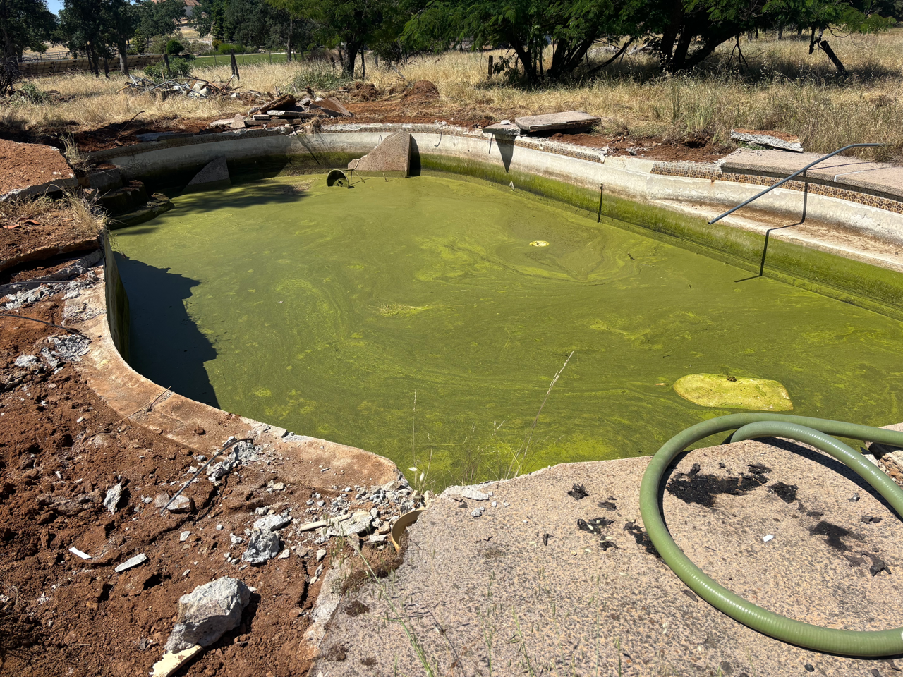 Pool Demolition in Palo Cedro, CA (2/6)