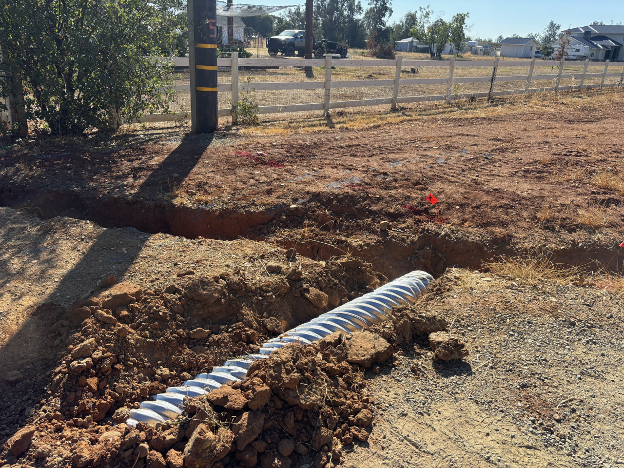 Culvert Install in Happy Valley/Anderson, CA (2/2)