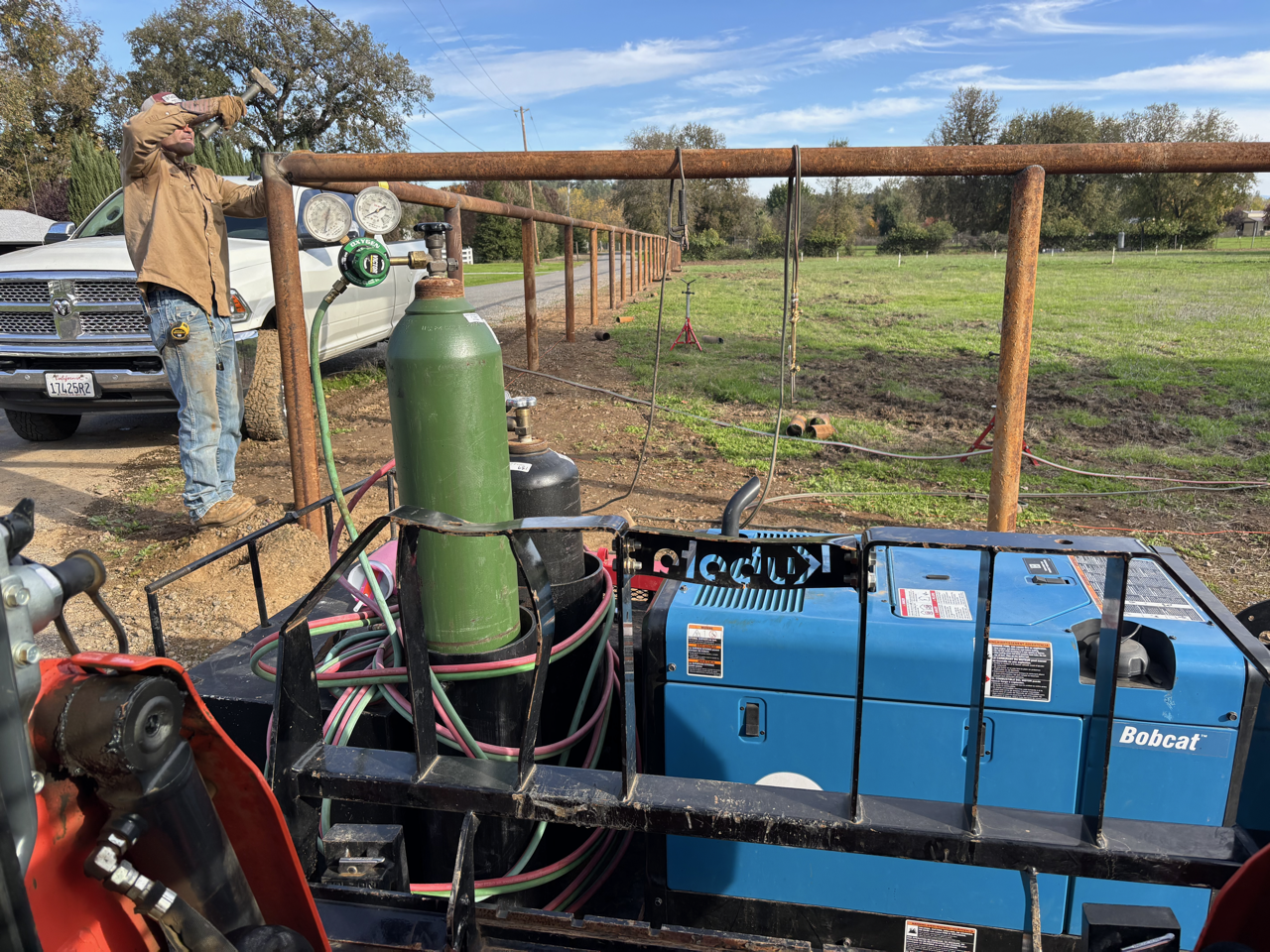 Mobile Welding Setup