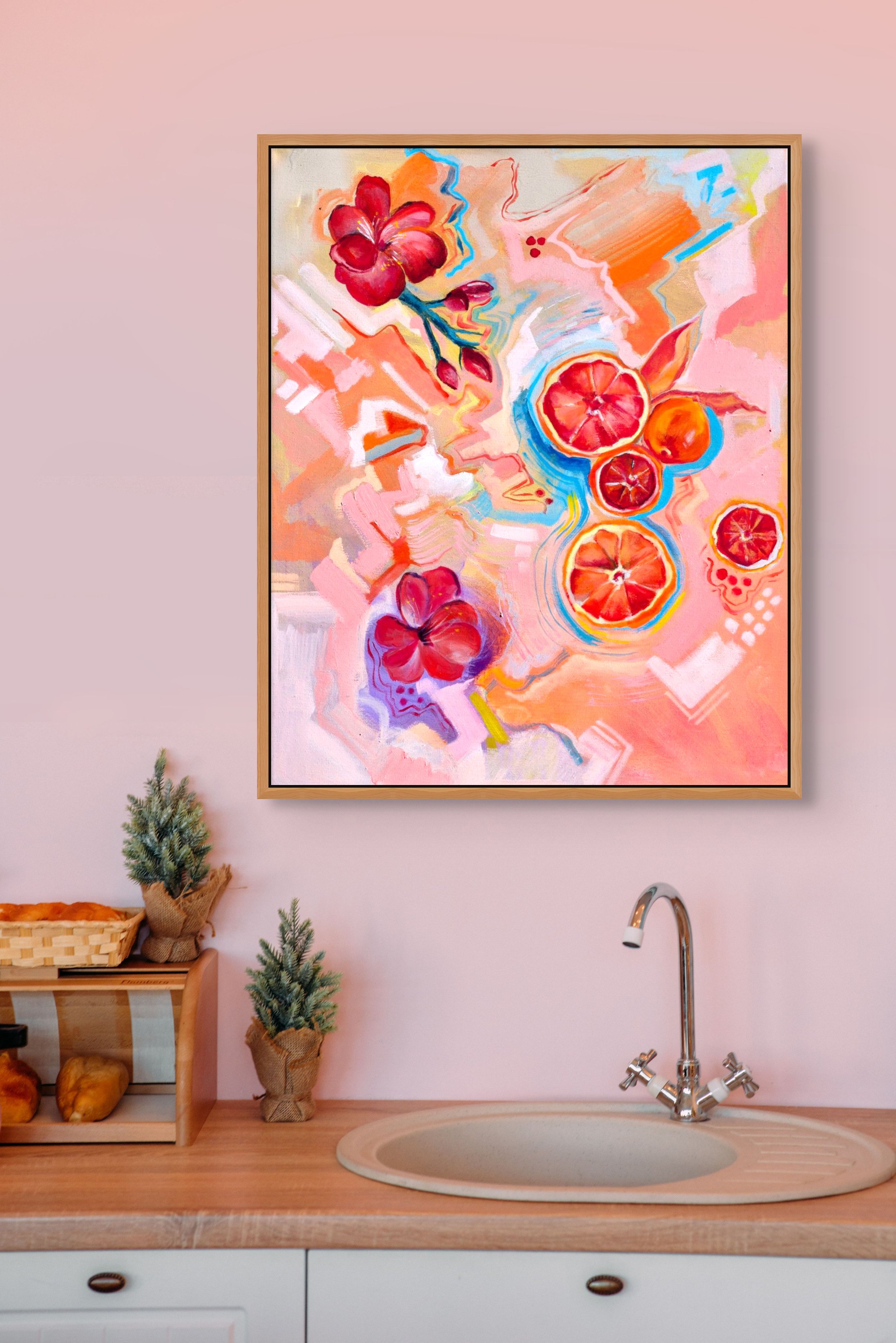 "Radiant Heart" 40 X 50"