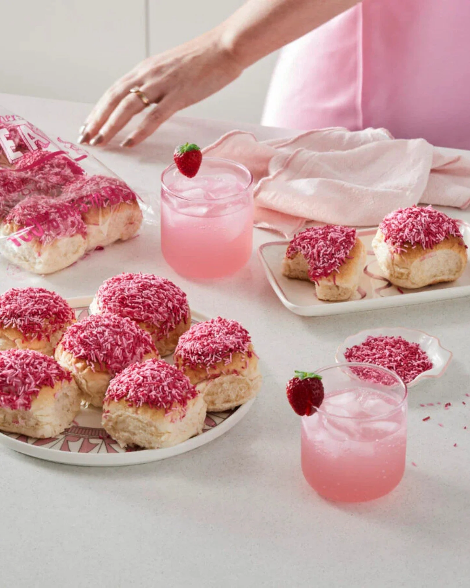 Pink finger buns&hellip; yes please 💗

The humble classic, reimagined for May by  @bakersdelightcamberwellplace . Soft, sweet and topped with that signature pink icing, they&rsquo;re the perfect treat.

Better yet, they&rsquo;re supporting a great c