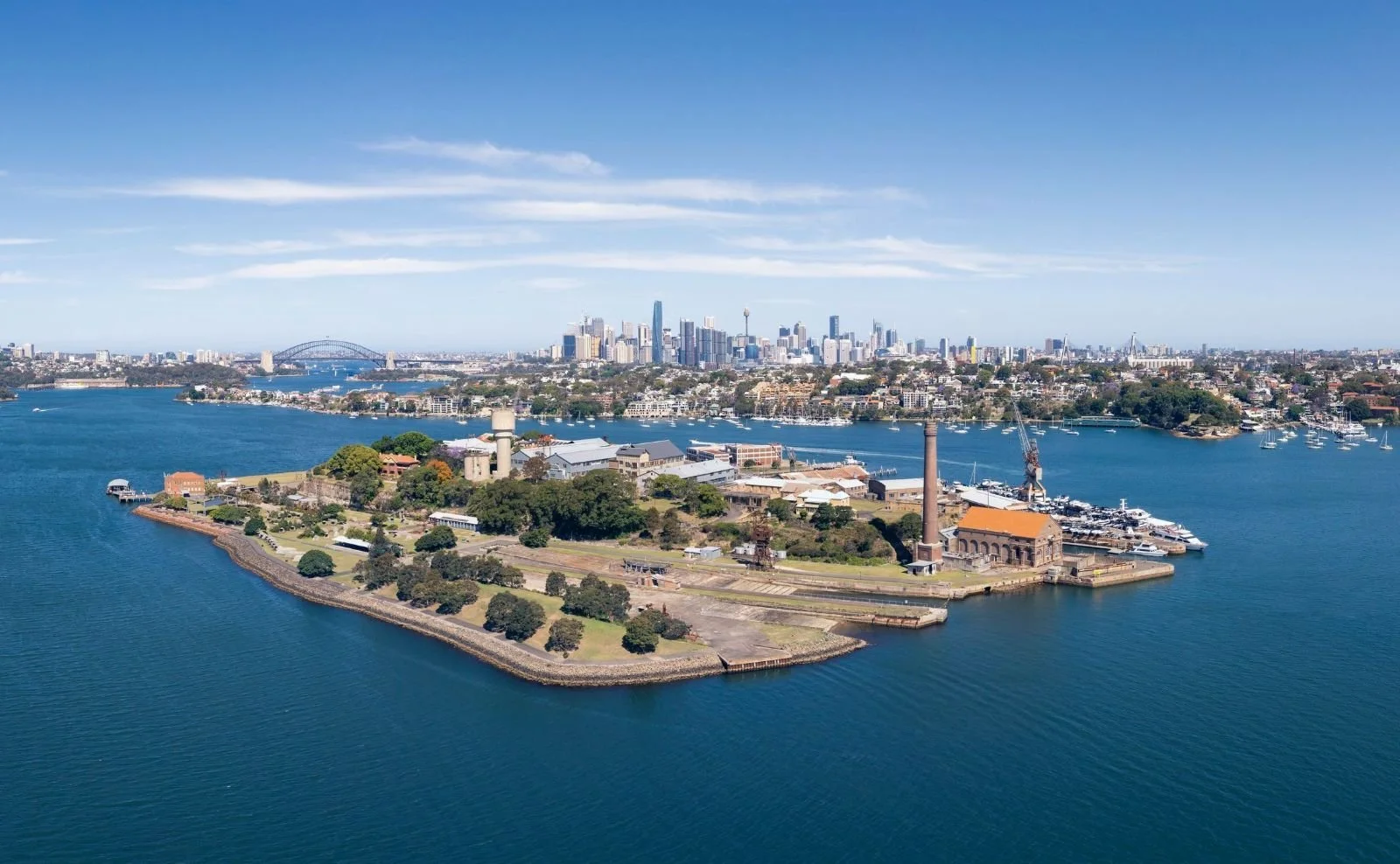 Visit to Cockatoo Island, Sydney Harbour
