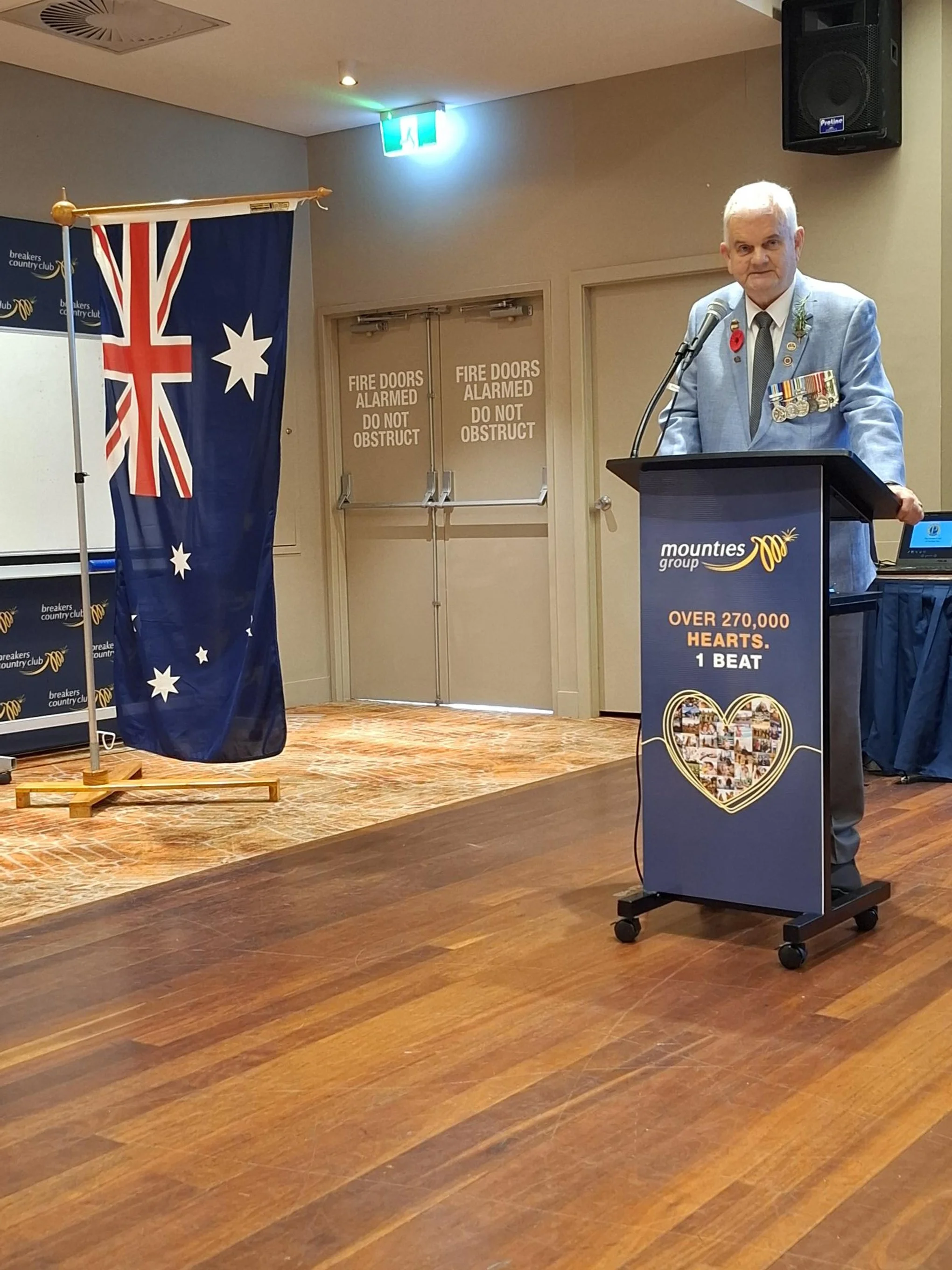 Anzac Day acknowledged.