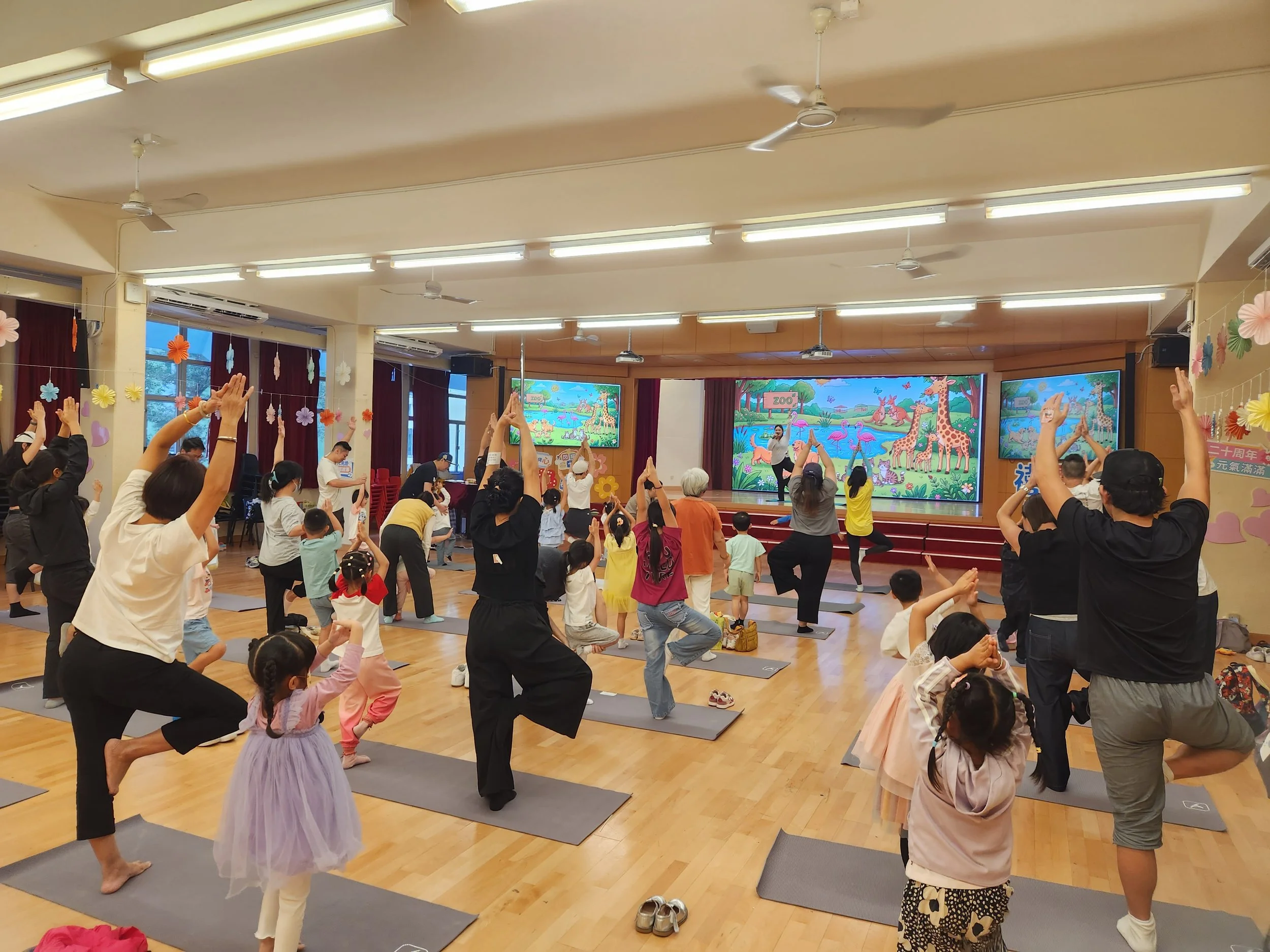 #學校親子瑜伽 #學校瑜伽 #親子瑜伽 #兒童瑜伽