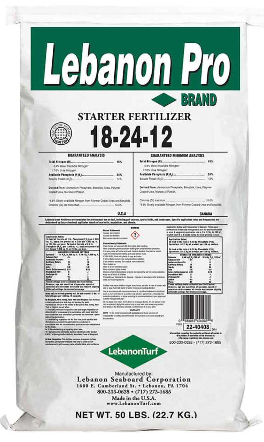 18-24-12 Starter Fertilizer