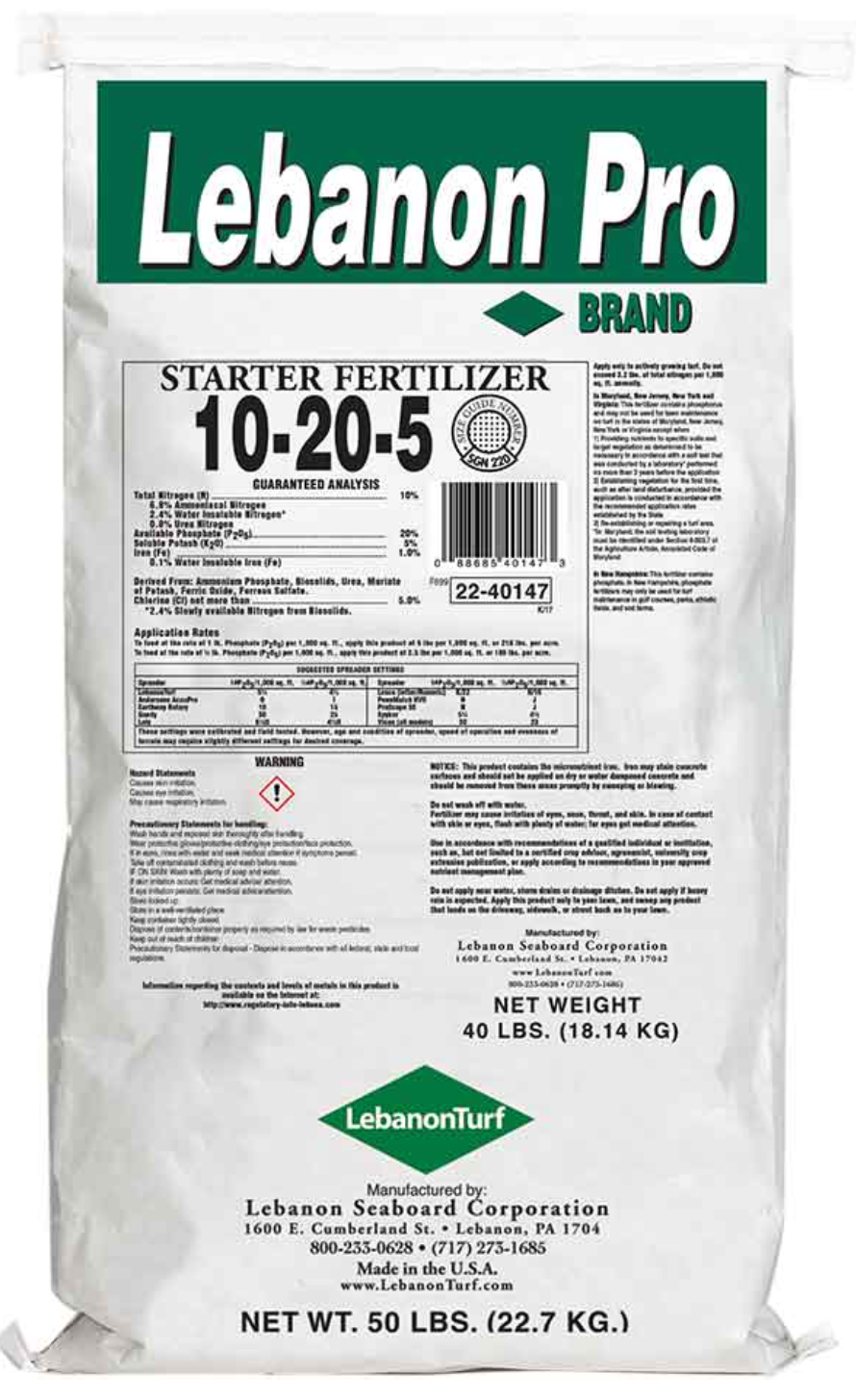 10-20-05 Starter Fertilizer
