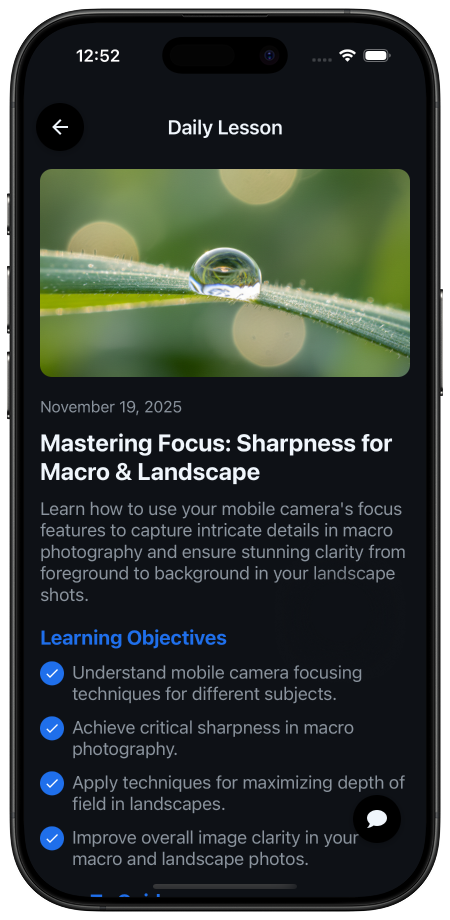 A daily lesson teach you how to mastering focus