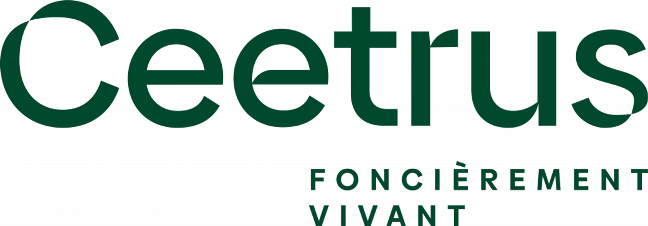 Logo du Cecetus, société de funéraire, avec le texte 'Foncièrement Vivant'.