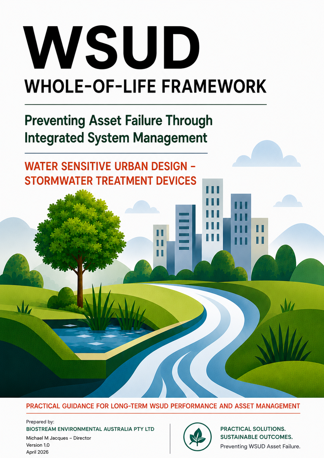 Cover image for the WSUD framework document