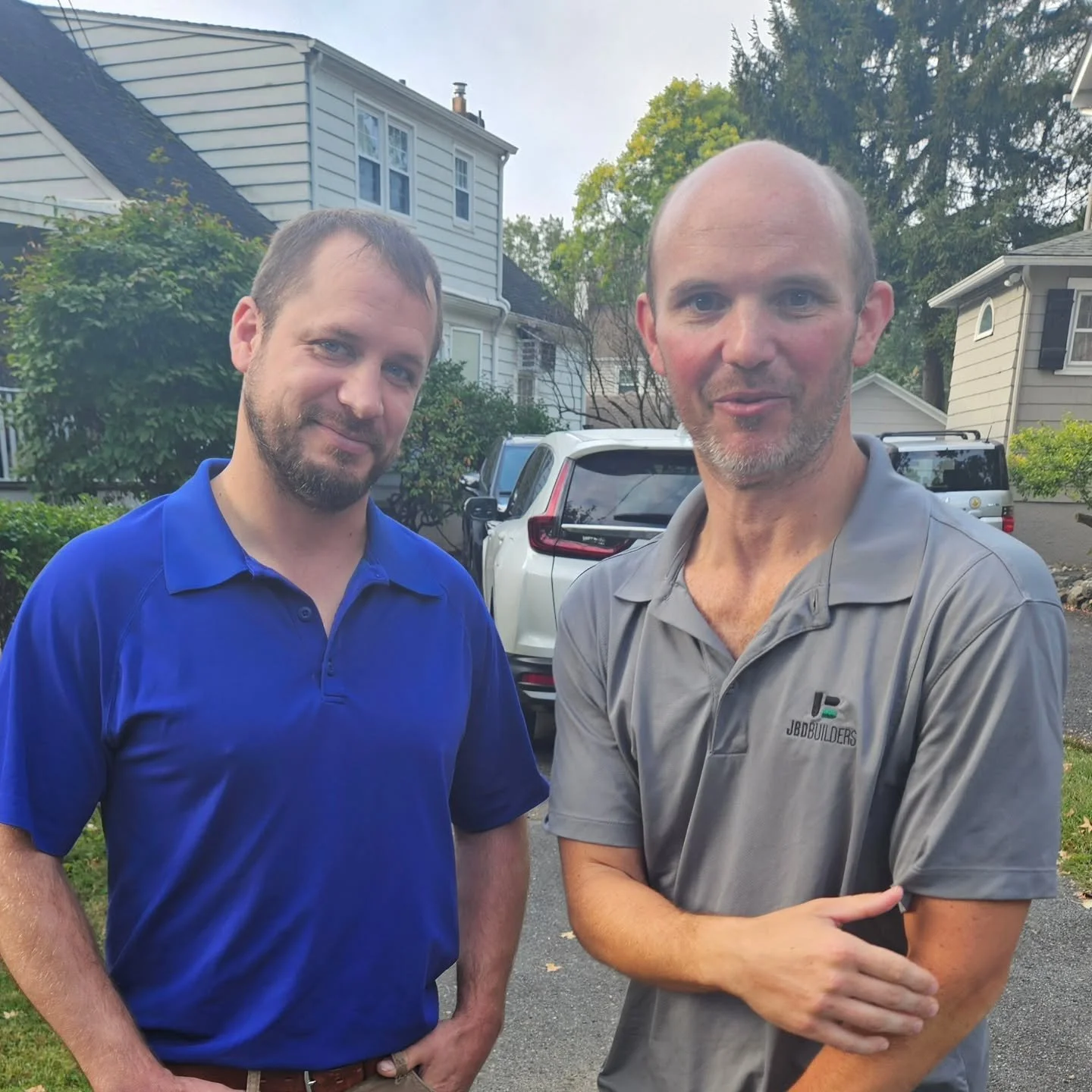Two #suffolkconstruction alum working together again. We conquered the city, now we're coming after the burbs!

#jbdbuilders
#completeelectricalinstallations