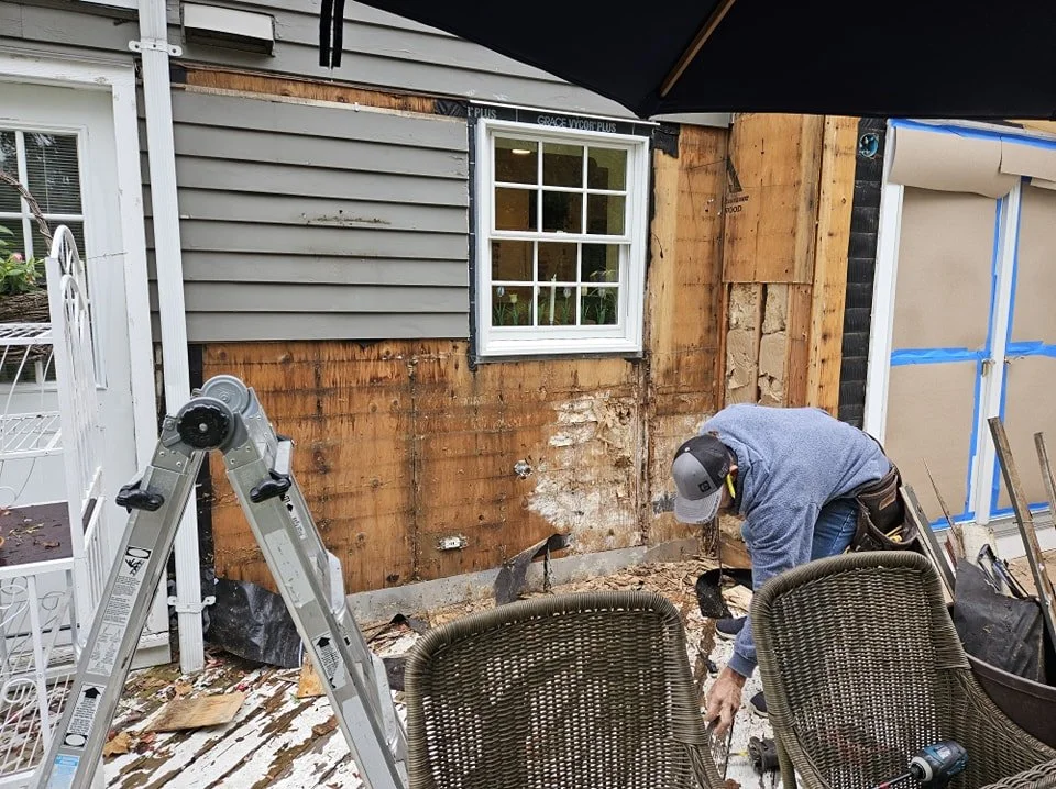 Found some rot that slowed us down, but we took the time to fix it right. We always make sure to do it the right way, even when it means extra work. Wrapping this project up &mdash;finish photos coming soon!

 #QualityWork #AttentionToDetail #Constru