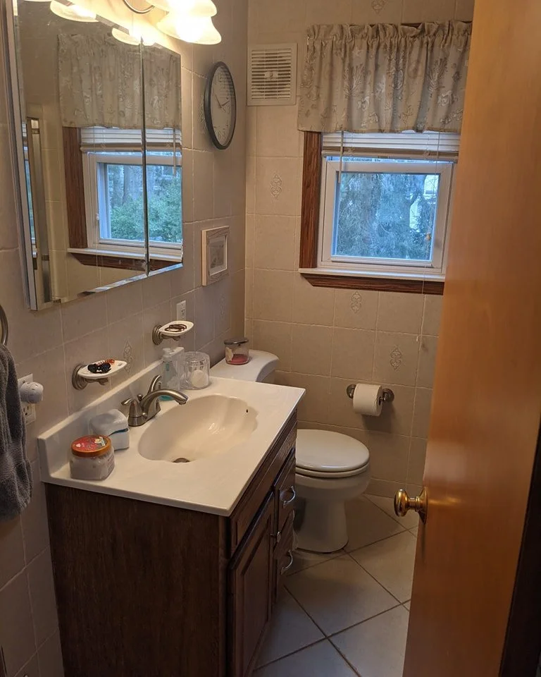Check out this hall bathroom renovation! Moving a wall only one foot makes a huge difference. We also installed a deep soaking tub, a bidet toilet and a LED medicine cabinet with a defrost feature. 

#Cranford #bathroom #renovation

Robie J Wood Arch