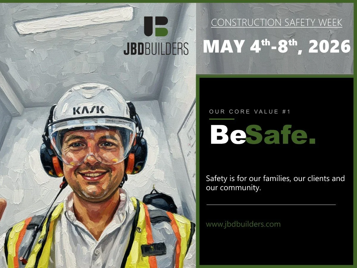 Happy Safety Week! This year's theme is #AllInTogether. 

#ConstructionSafetyWeek #BeSafe #JBDBuilders #JBDB  #CranfordNJ