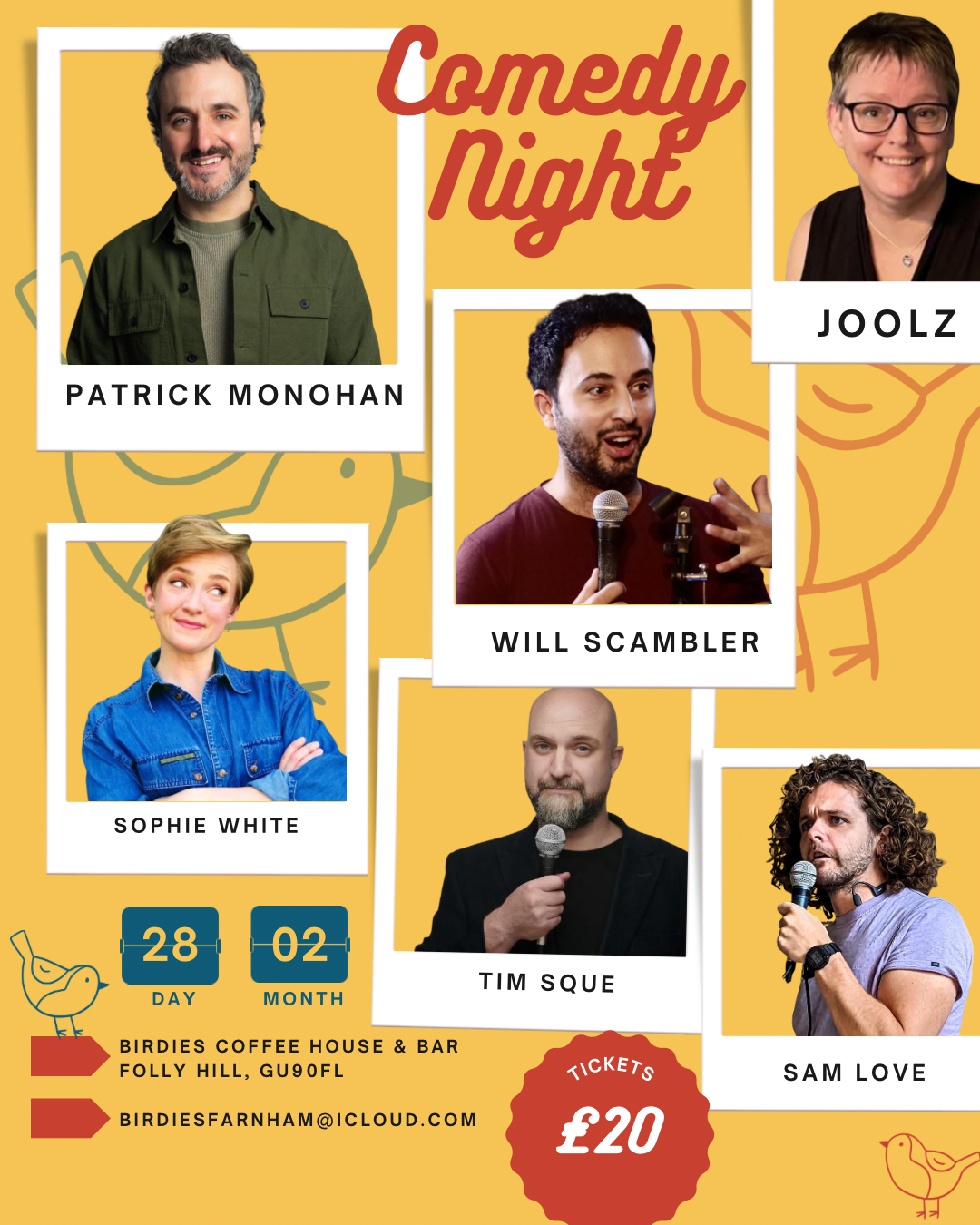 Comedy Night SOLD OUT