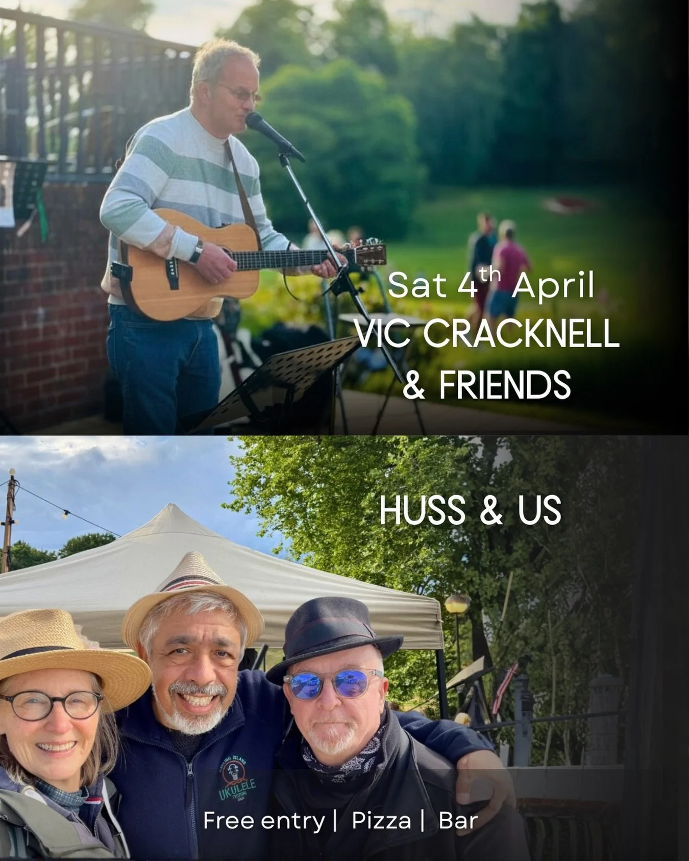 TONIGHT AT BIRDIES 🎶

Vic Cracknell &amp; Friends live, supported by Huss &amp; Us
Music from 7pm

It&rsquo;s looking like a clear, bright evening so perfect night for it 🌤️

Get down early, grab a table, get a drink in hand and settle in 🍻

🍕 St
