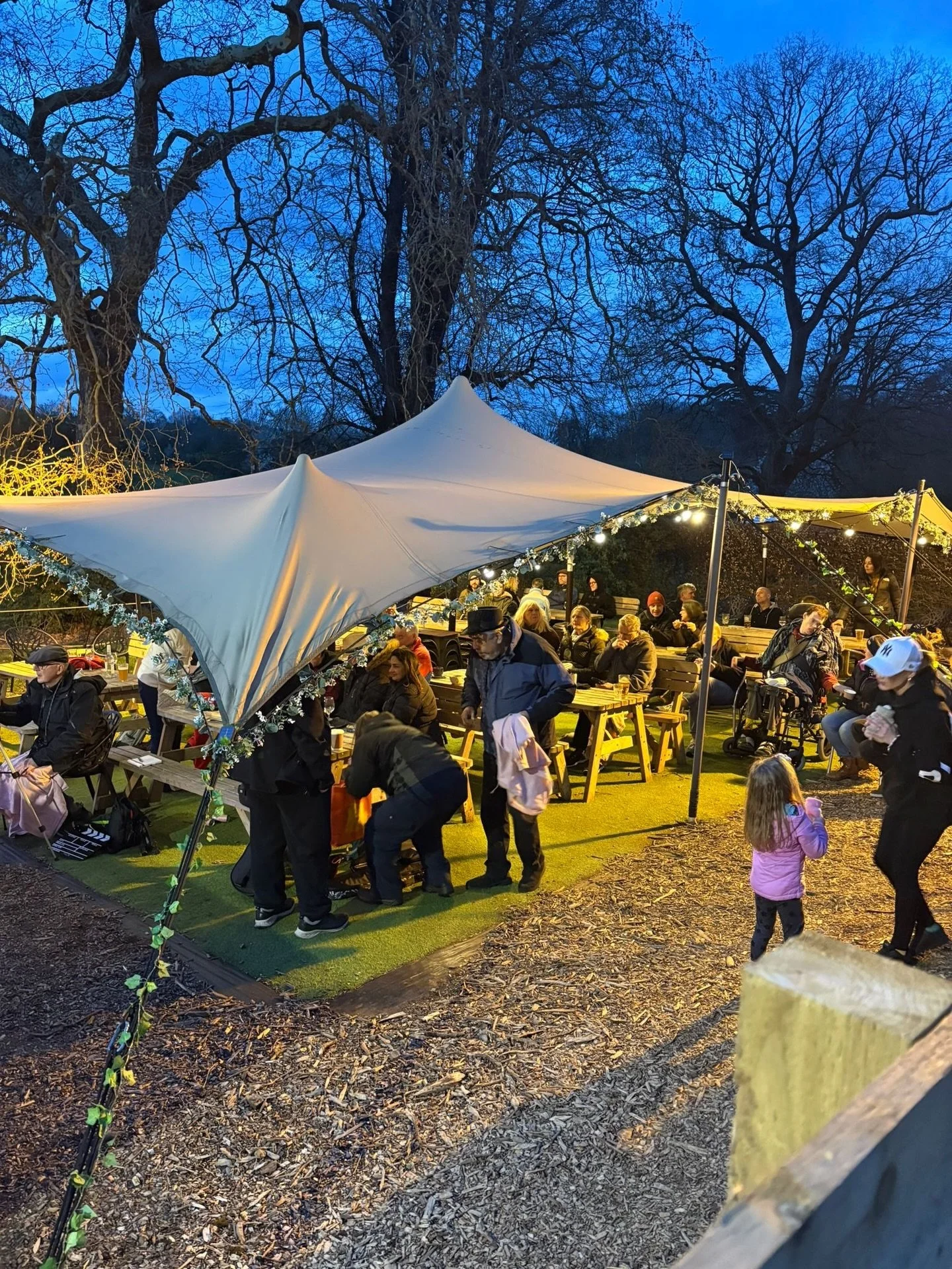 Thank you to every single one of you who came to support us, @viccracknell and all the musicians this evening! It was due to be a lot milder and nicer than it was so we&rsquo;re really grateful to you for braving it. The heaters, blankets, hot water 