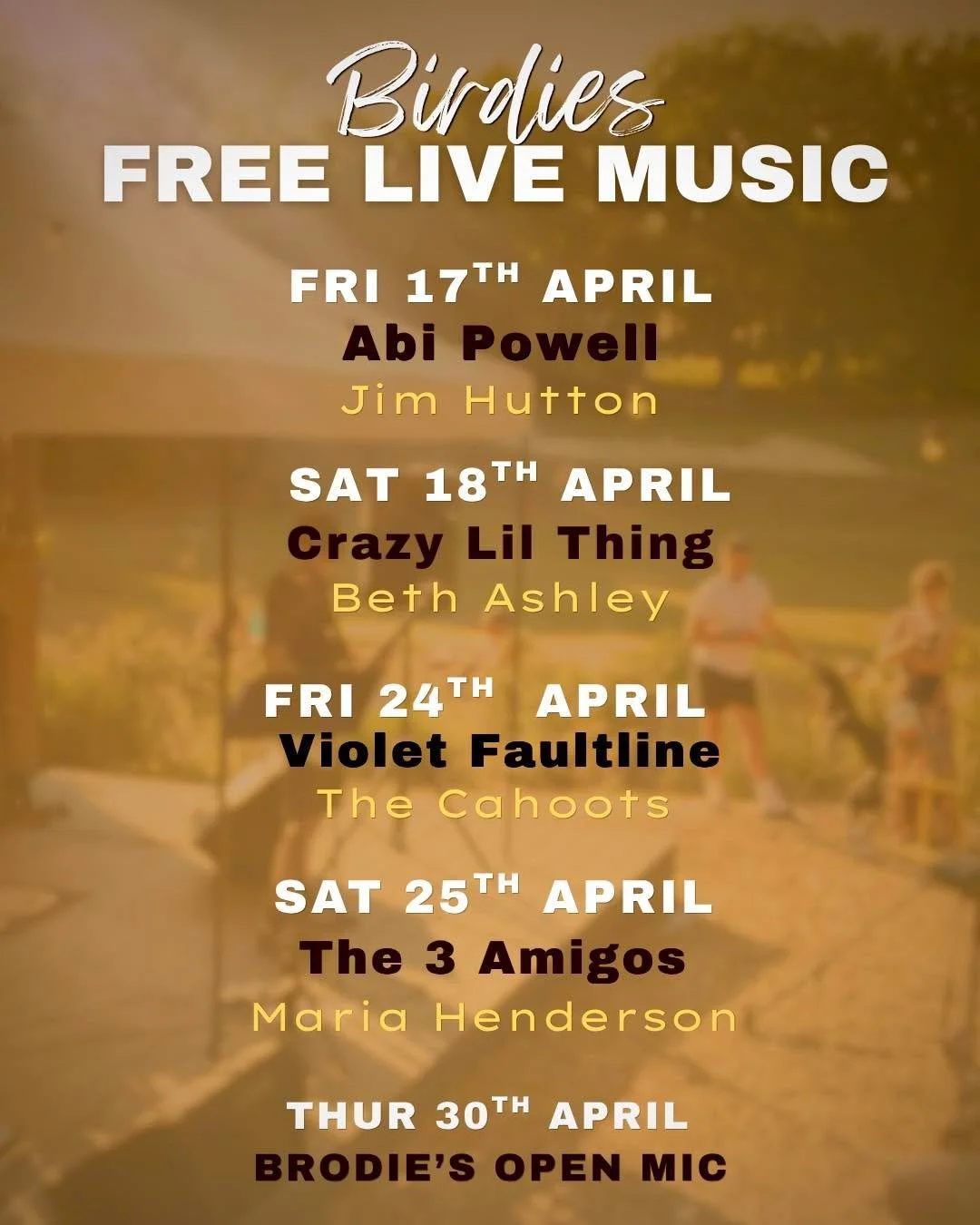 Two weeks in and the season is already off to a brilliant start 🎶 thank you to everyone who has come along so far! 

If you&rsquo;ve missed the first couple of weeks, you&rsquo;ve missed some seriously good music&hellip; but don&rsquo;t worry, we&rs