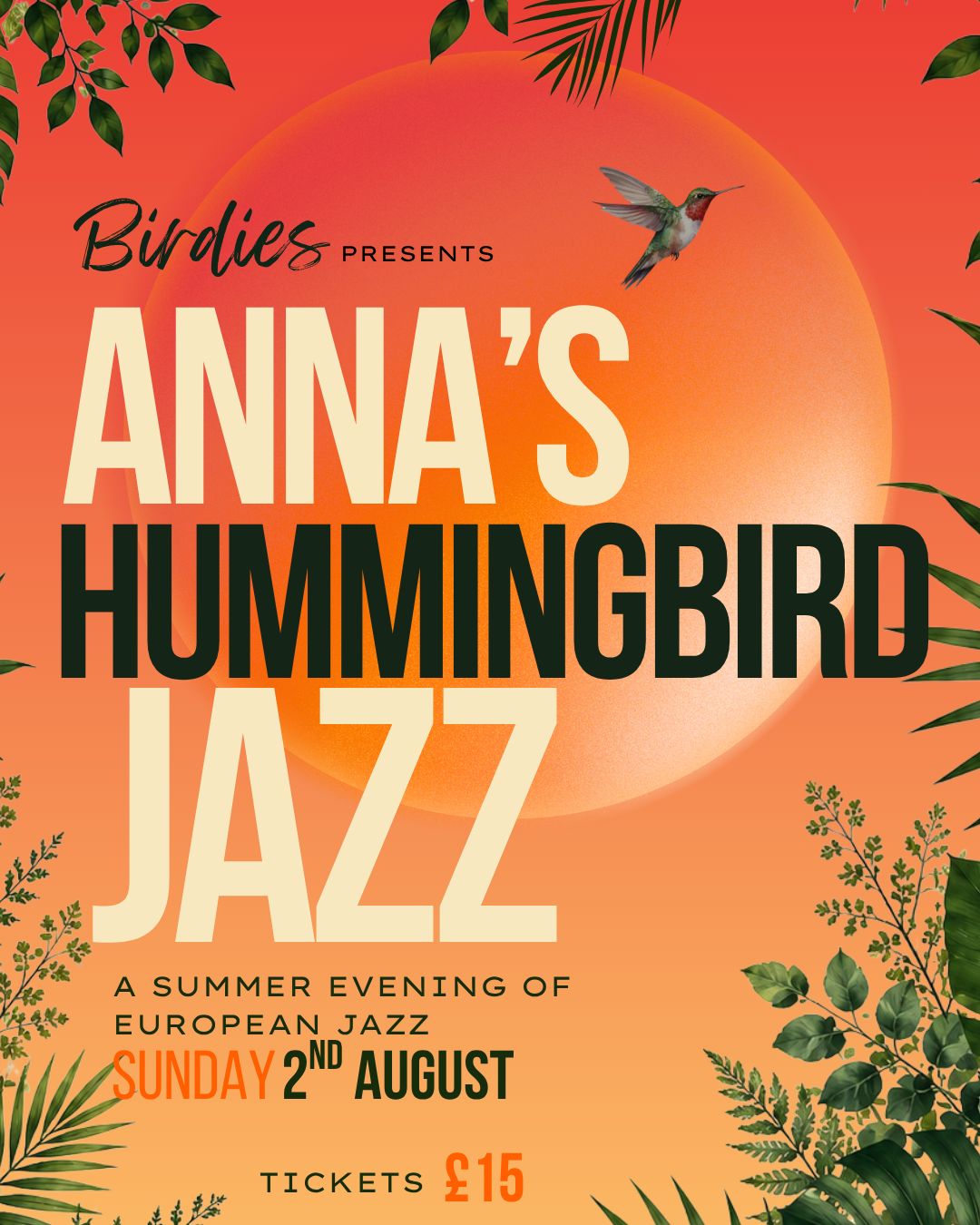 Anna’s Hummingbird Jazz
