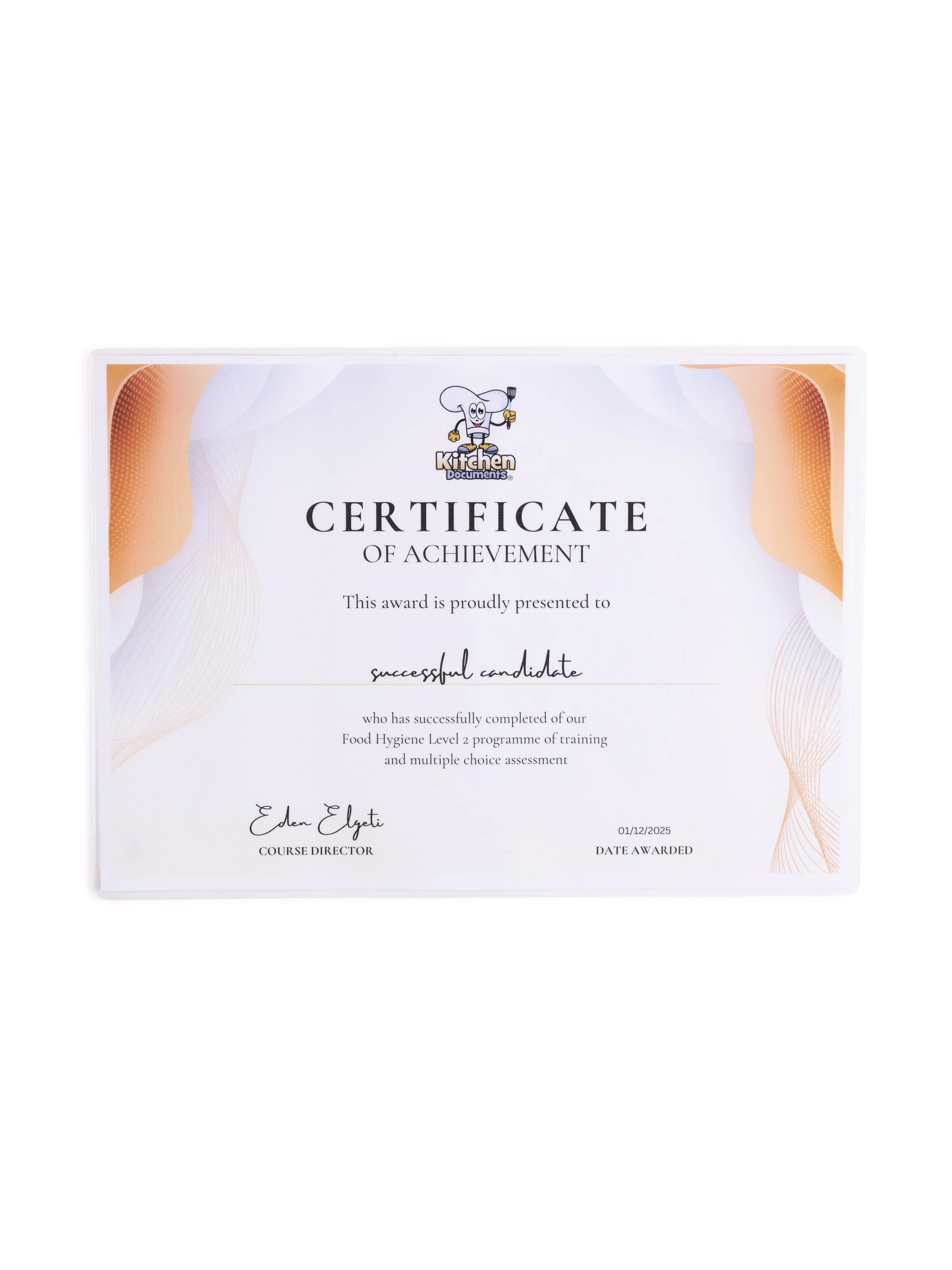 Food Hygiene Certificate