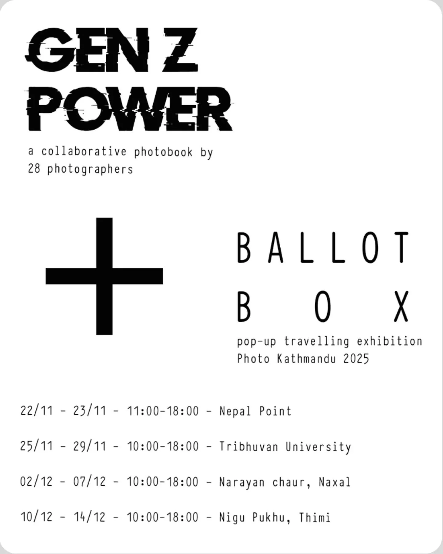 I'm deeply honored to have been selected as one of 28 photographers for the GEN Z POWER exhibition at Nepal Point for the Kathmandu Photo Festival - a powerful showcase documenting the youth uprising that swept through Nepal's streets this past Septe