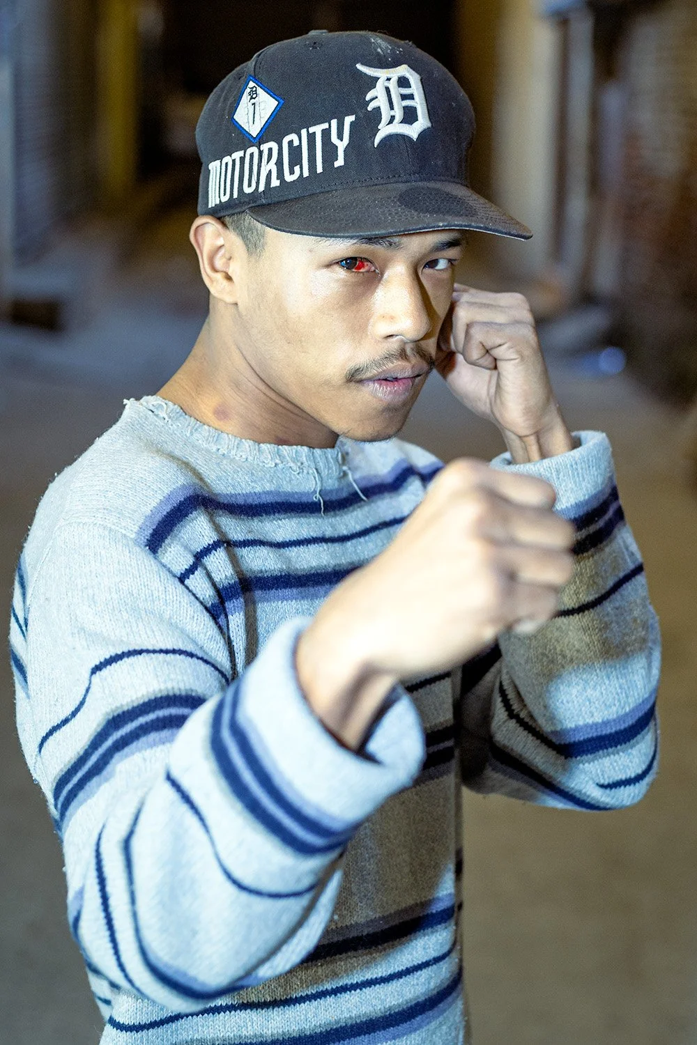 He didn't start the fight.