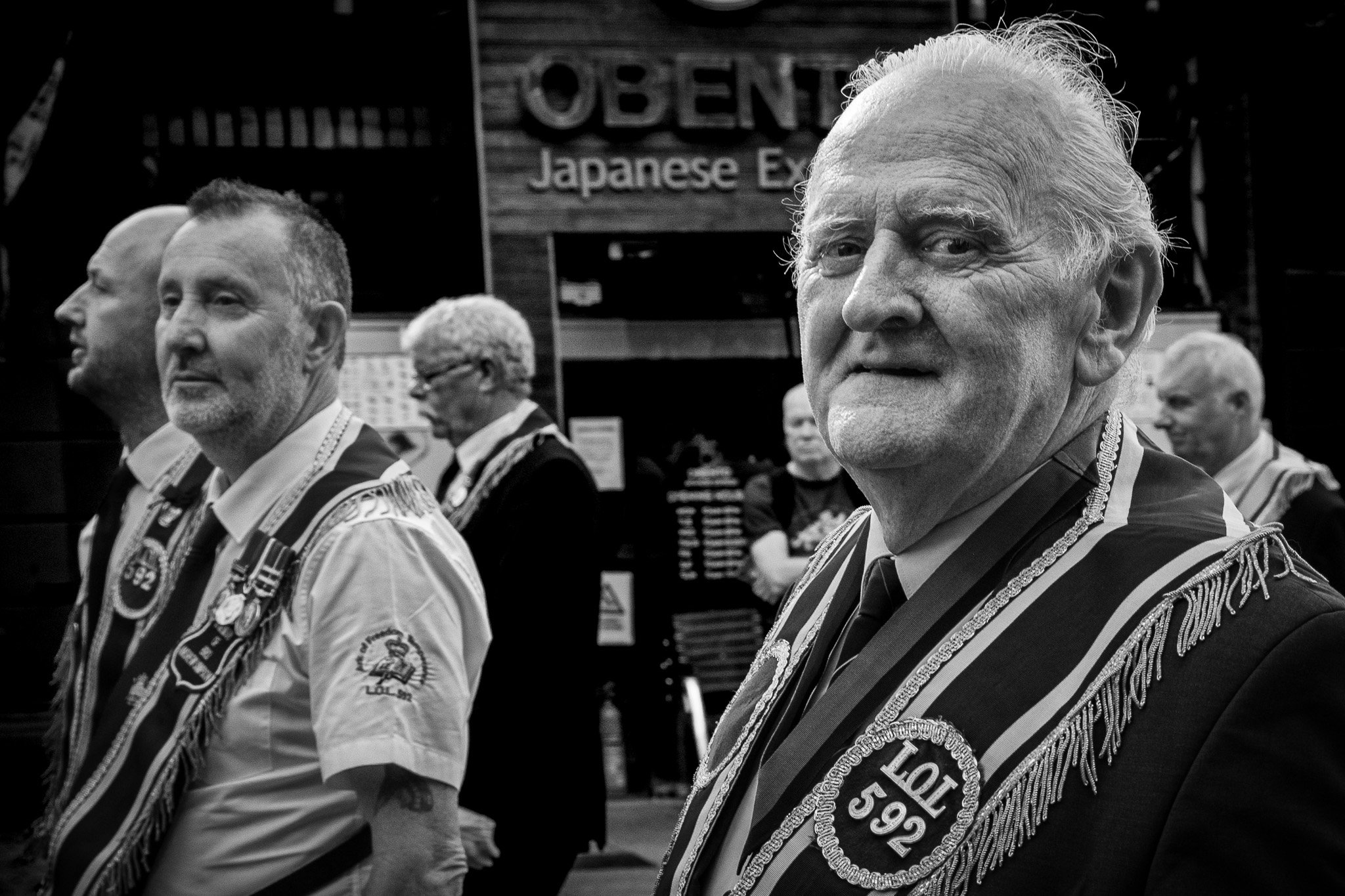 loyalists at the twelfth, belfast, 2023