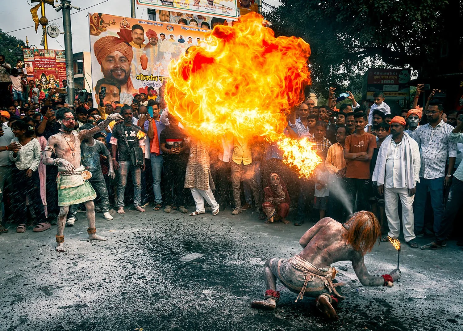 Diwali celebrations in Varanasi.