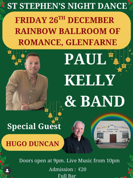 St Stephen's night dance with Paul Kelly