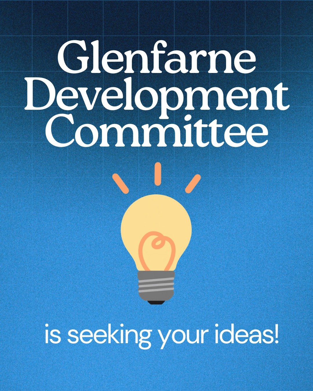 Glenfarne Development Committee is seeking ideas for developing the old Garda Station as a community business venture. Funding is available, and all monies will support further community projects. 
If you have a creative idea, great or small, that co