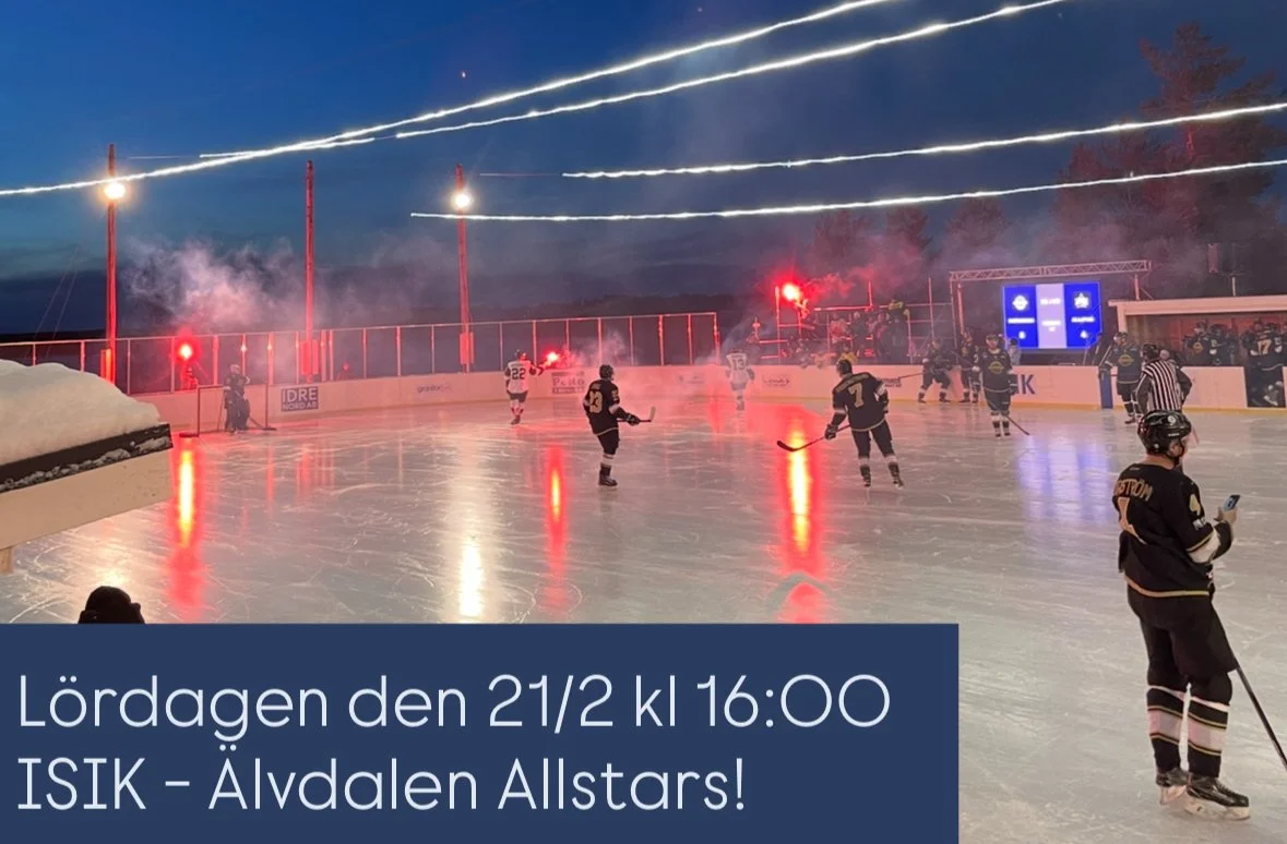 Hockeymatch ISIK - Älvdalen Allstars