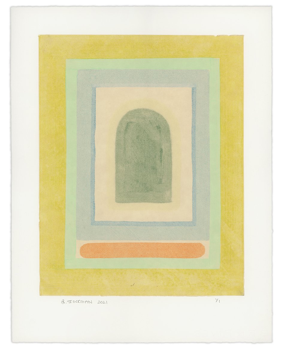 Italian Arch, 2021, Monoprint